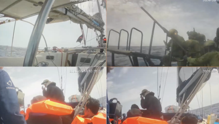 Küresel Sumud Filosu’ndaki Türkler, İsrail’in müdahalelerine rağmen Gazze’ye ilerlediklerini belirtti