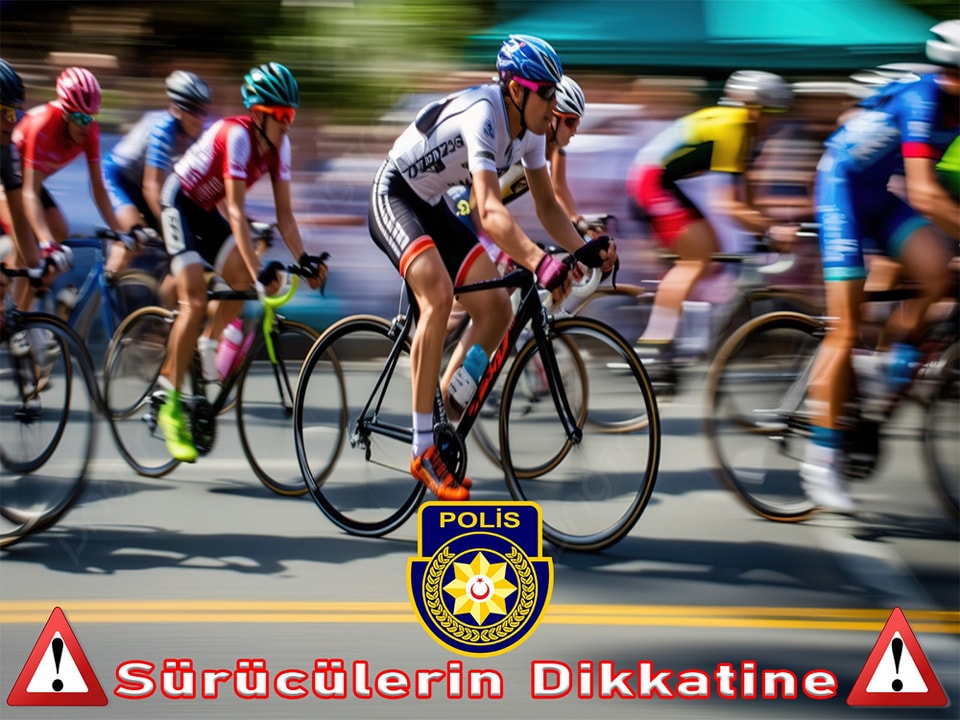 Alayköy çevre yolunda bisiklet yarışı nedeniyle 15.30-18.30 arası yol kapalı olacak