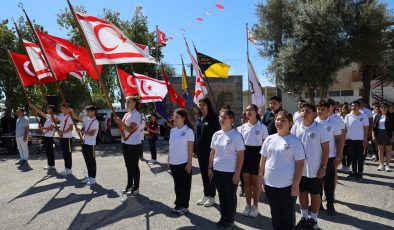 İskele’de Atatürk’ü Anma, Gençlik ve Spor Bayramı nedeniyle tören…