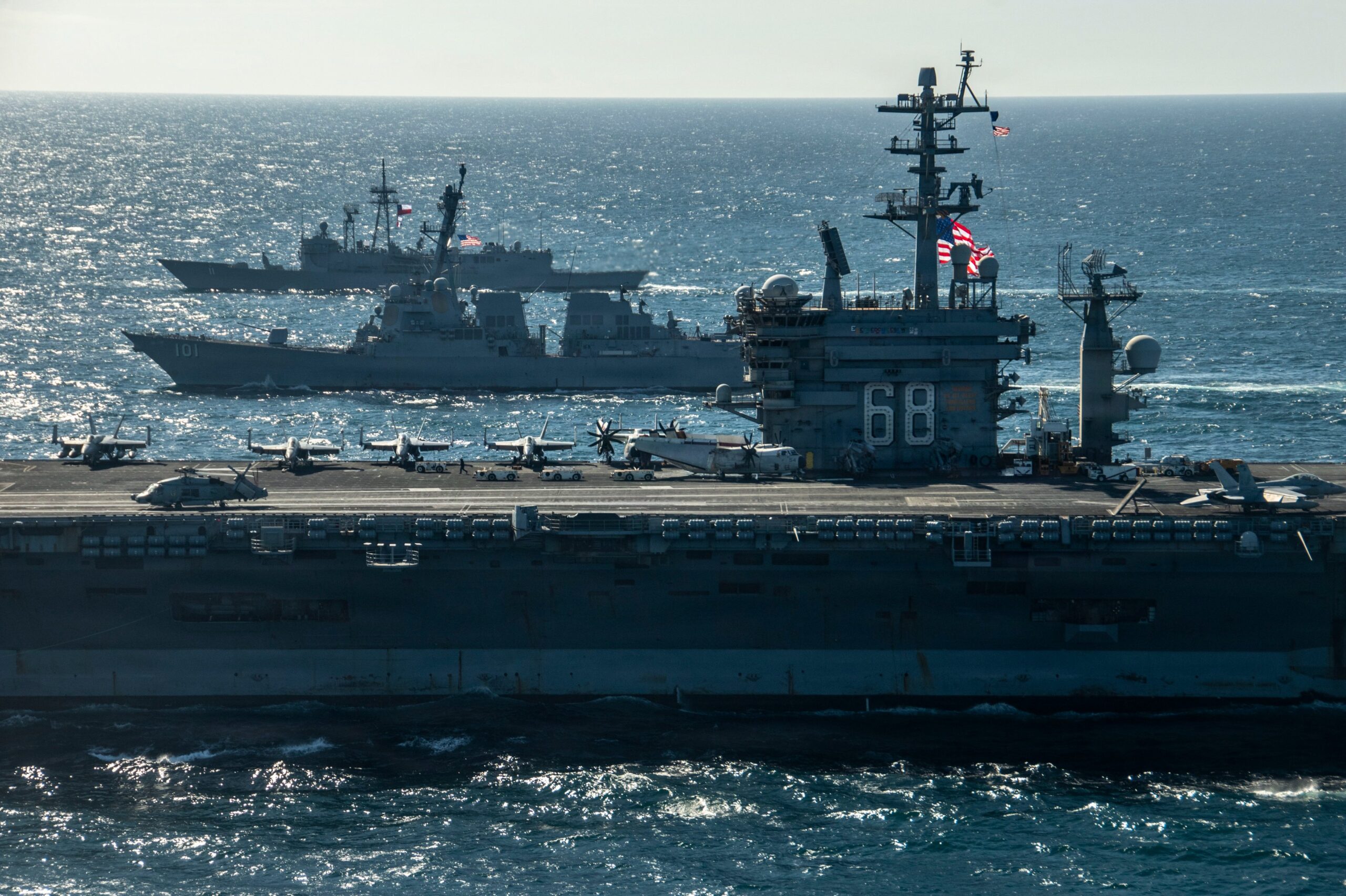 USS Nimitz Uçak Gemisi Karayipler’e Sevk Edildi