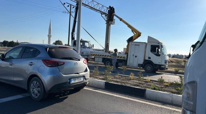 Trafik kaosa döndü