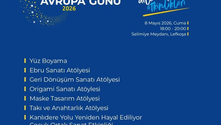 Avrupa Günü 2026 Selimiye Meydanı’nda kutlanacak