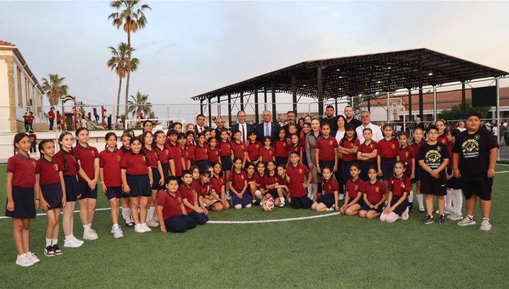 Şehit İlker Karter İlkokulu’nda Spor ve Yaşam Alanı açıldı