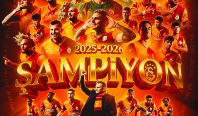 Türkiye’de şampiyon Galatasaray