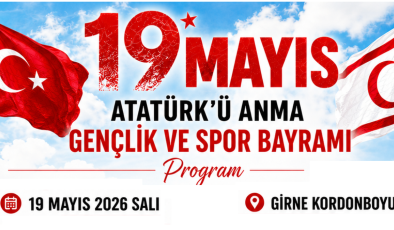 Girne Kordonboyu’nda 19 Mayıs etkinlikleri yapılacak