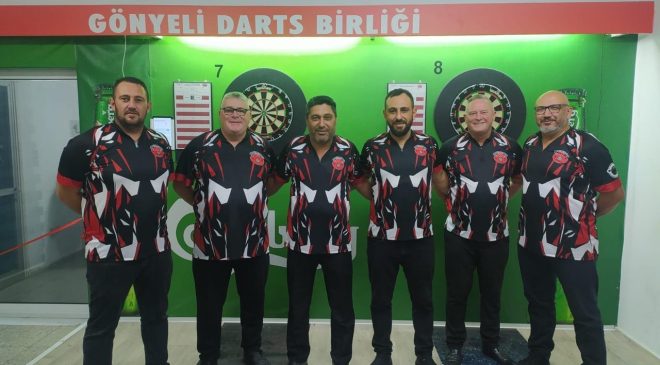 Gönyeli Darts Birliği şampiyon