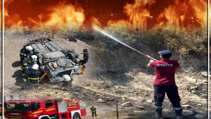 İtfaiye, 13 yangına müdahale etti