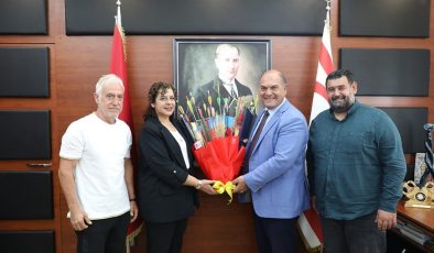 Karavezirler, KKTC Okçuluk Federasyonu heyetini kabul etti