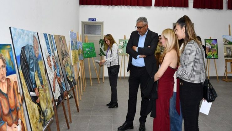 Mesarya’da “Adadan Esintiler” sergisi ziyarete açıldı