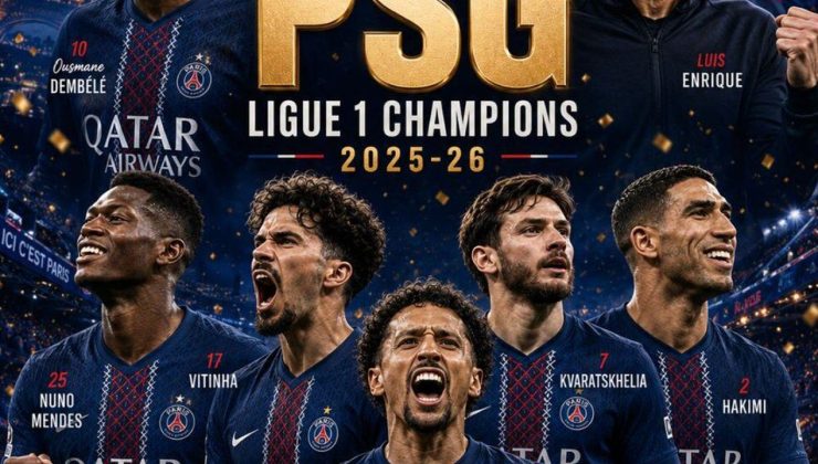 PSG, Ligue 1’de şampiyon