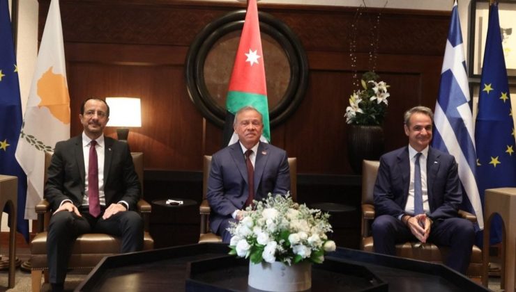 Yunanistan, Güney Kıbrıs, Ürdün 5’inci üçlü zirvesi Amman’da gerçekleştirildi