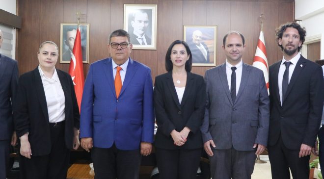 Maliye Bakanı Özdemir Berova, Rekabet Kurulu Heyetini Kabul Etti