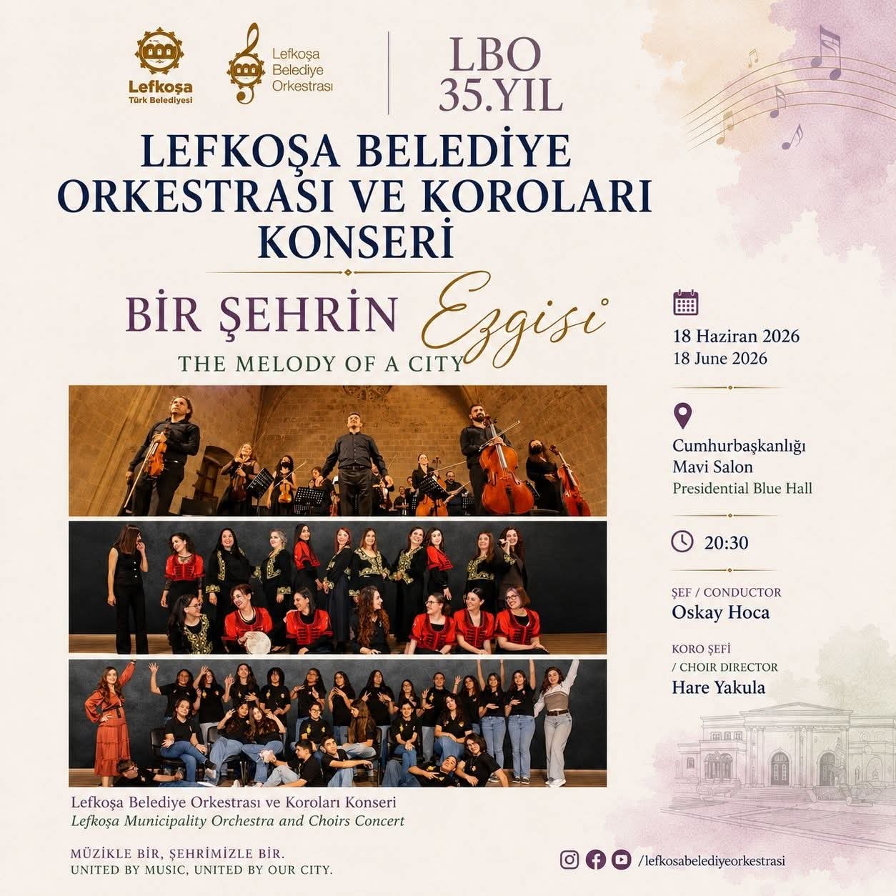 LBO Koroları, Sezonu “Bir Şehrin Ezgisi” Konseriyle Kapatıyor