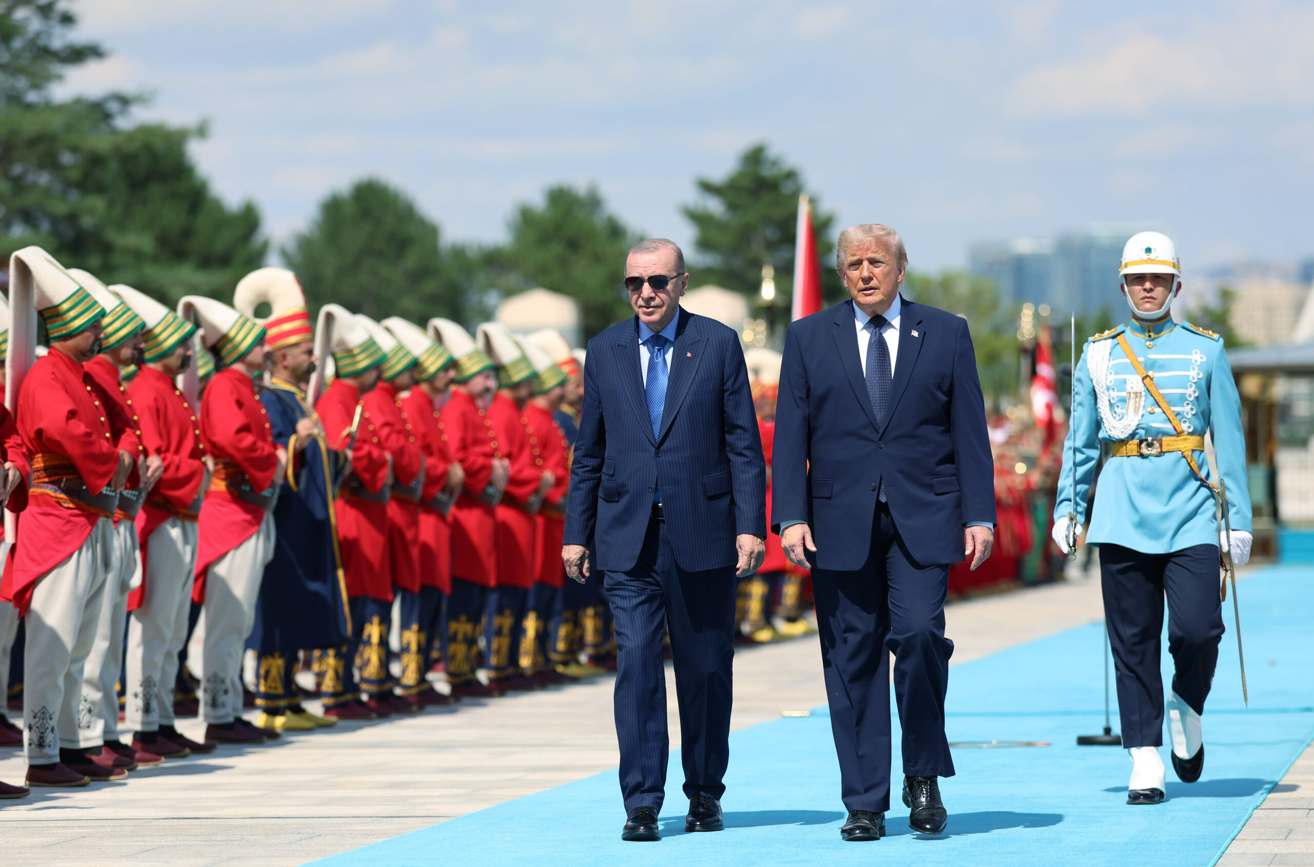 Cumhurbaşkanı Erdoğan, ABD Başkanı Trump ile Ankara’da bir araya geldi