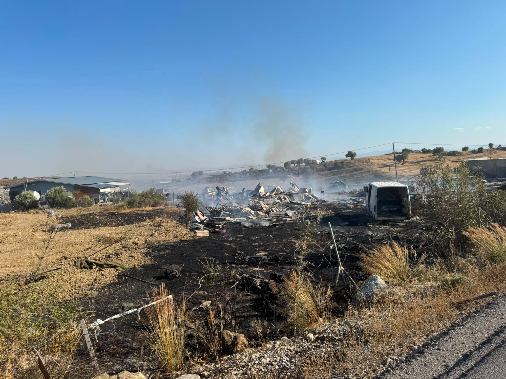 Taşkent’te Çıkan Yangınla İlgili 2 Kişi Tutuklandı