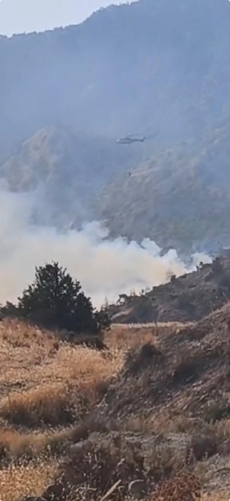 Tirmen’deki Orman Yangını Kontrol Altına AlındıSoğutma Çalışmaları Sürüyor