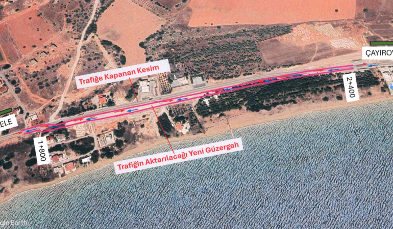 Bahçeler ile Boğaz Kavşakları Arasındaki Yol Yarın Değişiyor
