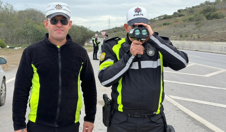 KKTC genelinde trafik denetimleri282 sürücüye yasal işlem