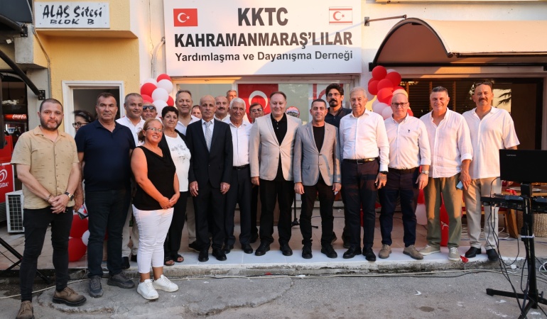 Meclis Başkanı Öztürkler, Kahramanmaraşlılar Derneği Güzelyurt Şubesi’nin Açılışına Katıldı