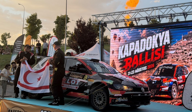 Kapadokya Rallisi’nde KKTC’li ekiplerden başarılı dereceler