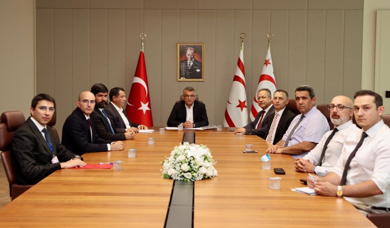 Cumhurbaşkanı Erhürman, Deniz Kazaları İnceleme Daire Başkanı İşler’i kabul etti