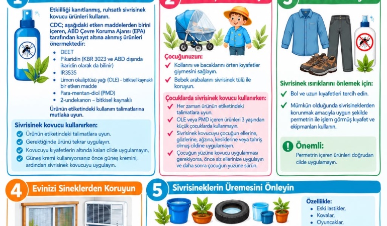 KTTB’den Batı Nil Virüsü UyarısıBireysel Önlemler Neler?