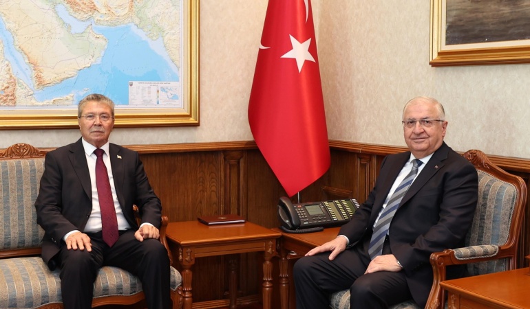Başbakan Ünal Üstel, Ankara’da Yaşar Güler ile bir araya geldi