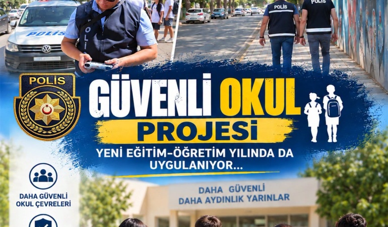KKTC’de Güvenli Okul Projesi Yeni Eğitim Yılında Genişletilerek Sürüyor