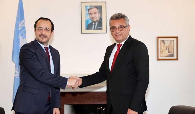 Cumhurbaşkanı Erhürman ile Hristodulidis Perşembe Günü Yeniden Görüşecek
