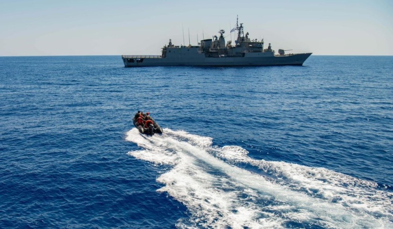 İsrail ve Yunanistan donanmaları Akdeniz’de ortak tatbikat yaptı