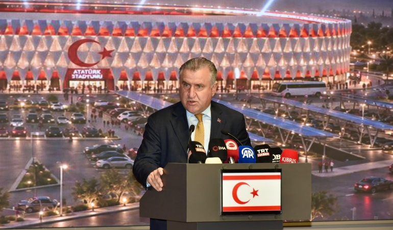 Lefkoşa’ya yeni stadyum ve spor kompleksi… Bak”el birliğiyle çalıştık”