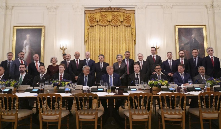 ABD Başkanı Trump, Beyaz Saray’da teknoloji dünyasının liderleriyle buluştu