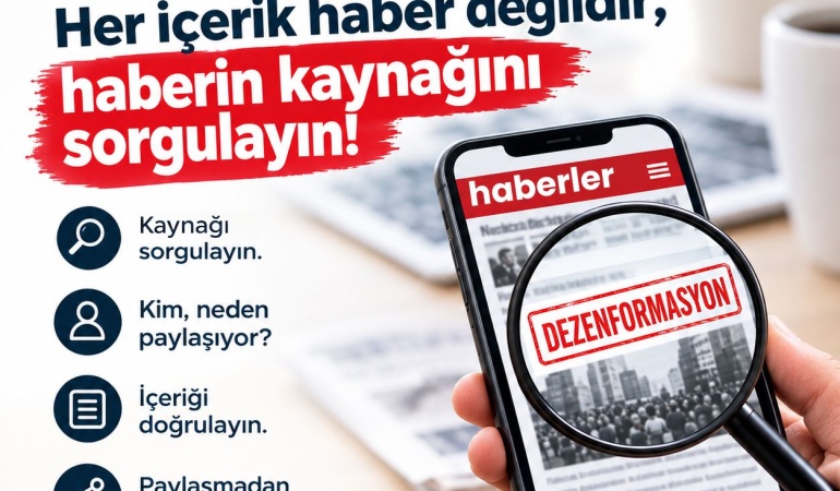 Medya Etik KuruluHer İçerik Haber Değildir, Kaynağını Sorgulayın