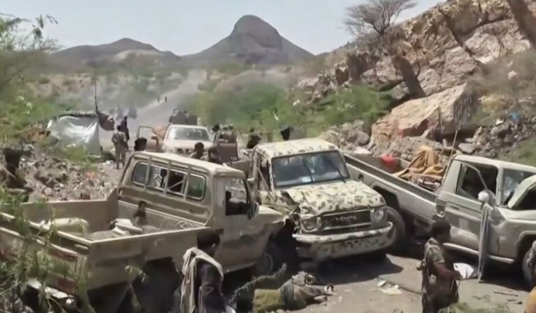 Yemen ordusuHusi hedeflerine düzenlenen 2 bin 103 saldırıda 1860 kişi öldü veya yaralandı