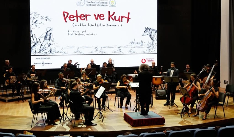 PETER VE KURT SENFONİK MASALI CUMHURBAŞKANLIĞI’NDA SAHNELENDİ