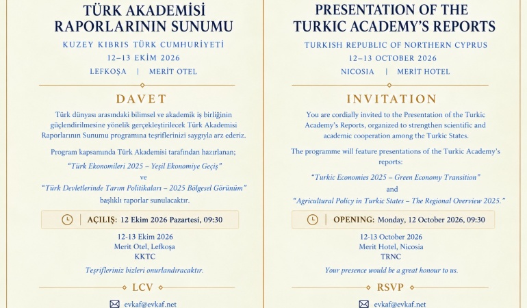 DIŞİŞLERİ BAKANLIĞI, VAKIFLAR İDARESİ VE TÜRK AKADEMİSİ ORTAK ETKİNLİKTE BULUŞACAK