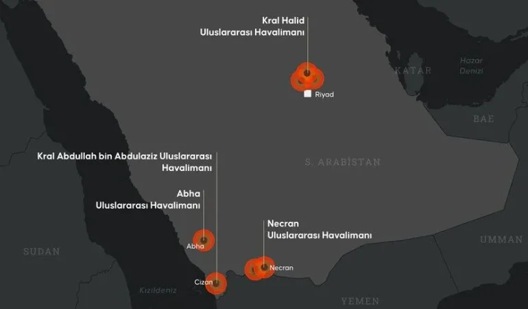 ARAP ÜLKELERİNDEN HUSİLERİN SUUDİ ARABİSTAN SALDIRILARINA TEPKİBÖLGE GÜVENLİĞİNE CİDDİ İHLAL