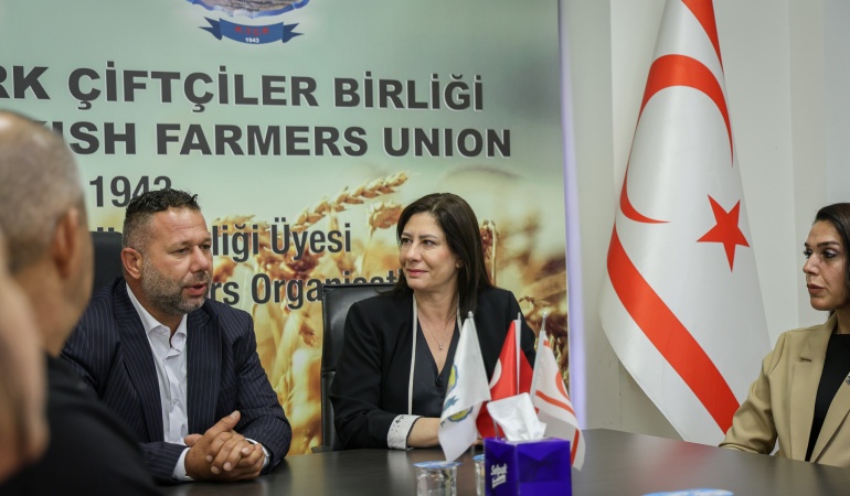 CTP’DEN ÇİFTÇİLER BİRLİĞİNE ZİYARETPLANLI TARIM POLİTİKASI UYGULAYACAĞIZ