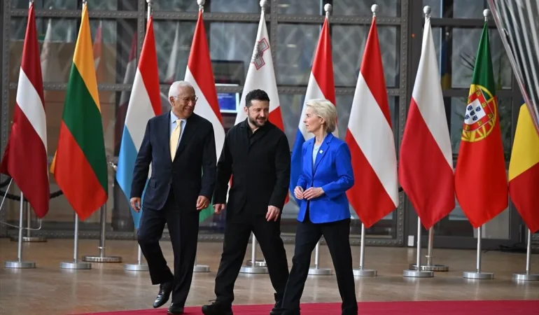 AB LİDERLERİNDEN UKRAYNA’YA GÜÇLÜ DESTEK VE RUSYA’YA YENİ YAPTIRIM MESAJI